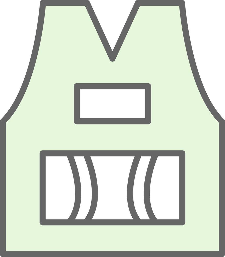 Sleeveless Fillay Icon Design vector
