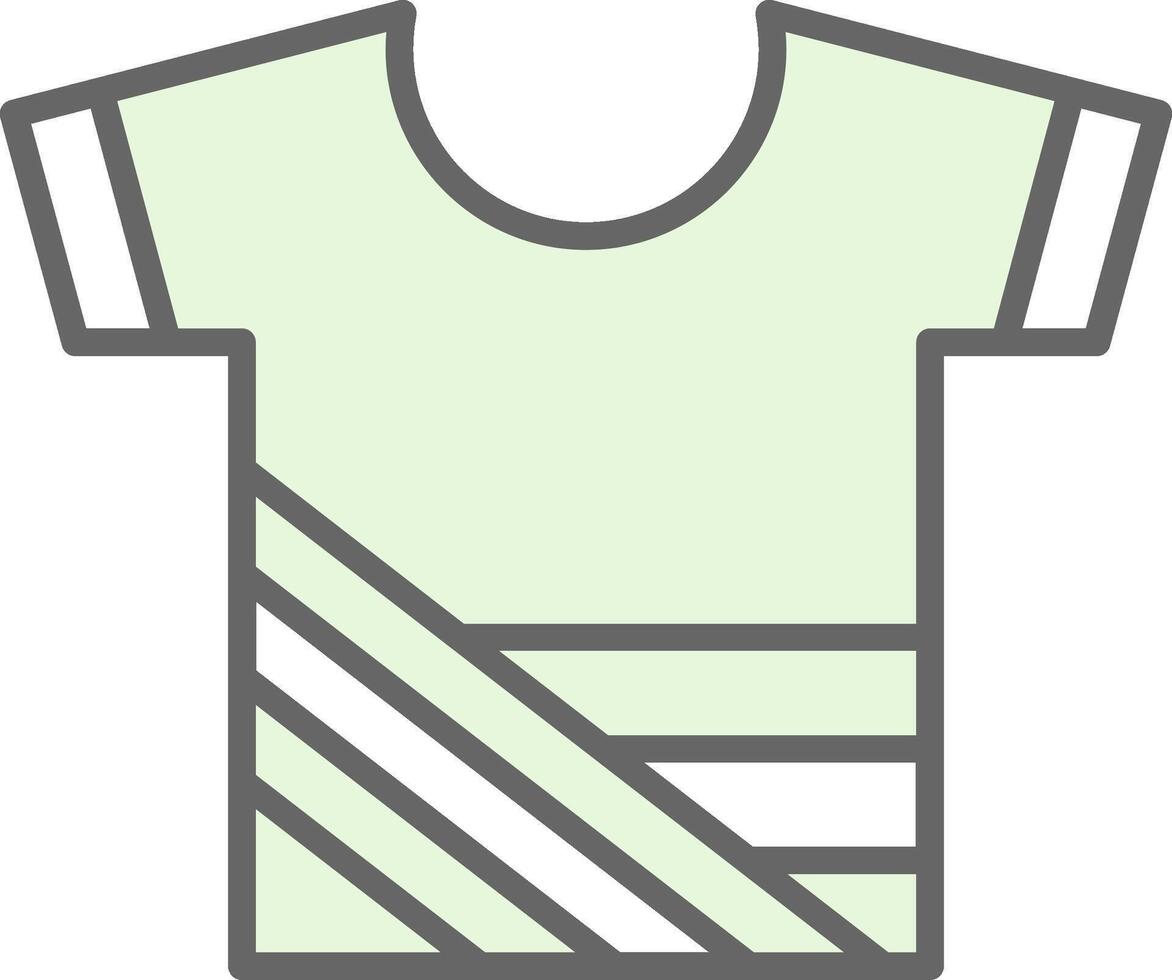 Shirt Fillay Icon Design vector