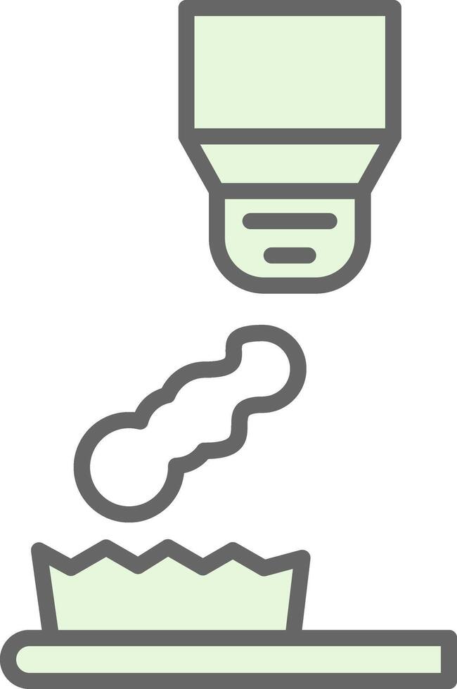 Tooth Brush Fillay Icon Design vector