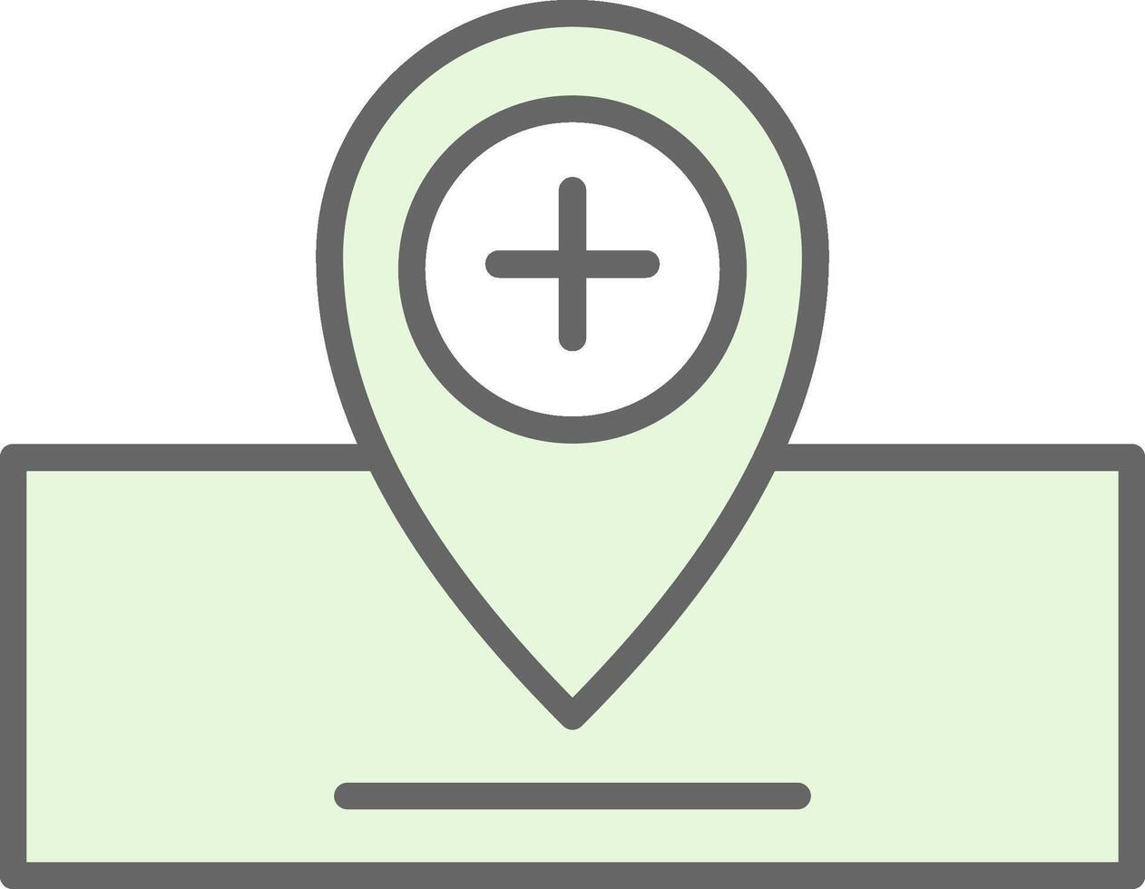 Location Fillay Icon Design vector