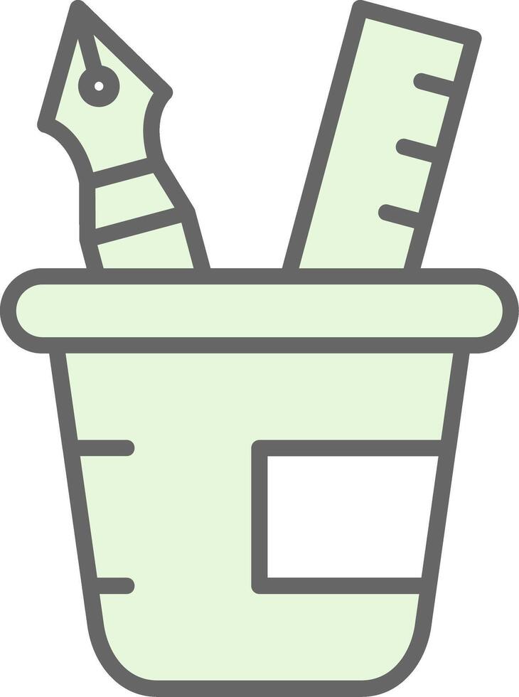 Pen Fillay Icon Design vector