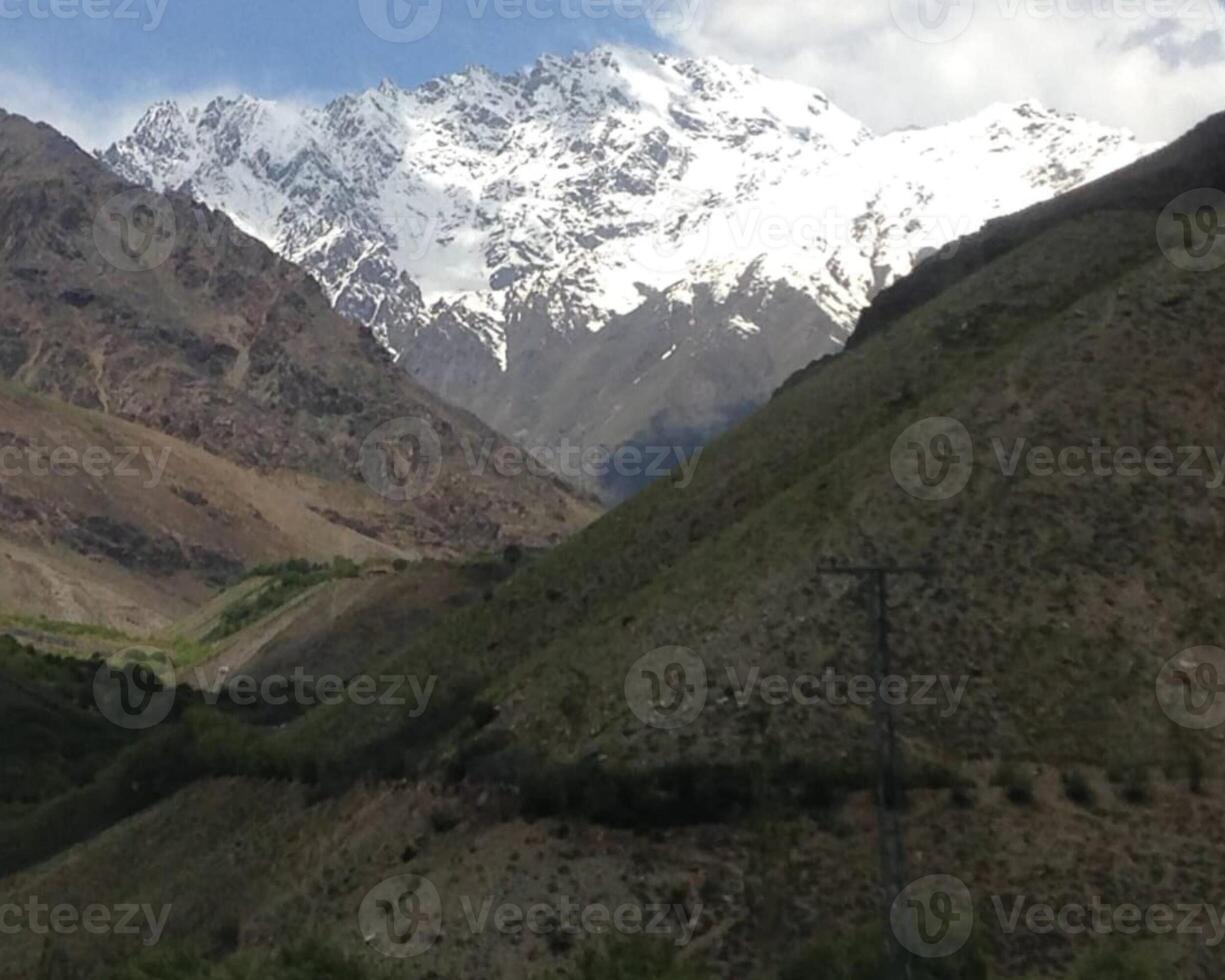 Life is like the mountains full of ups and downs. photo