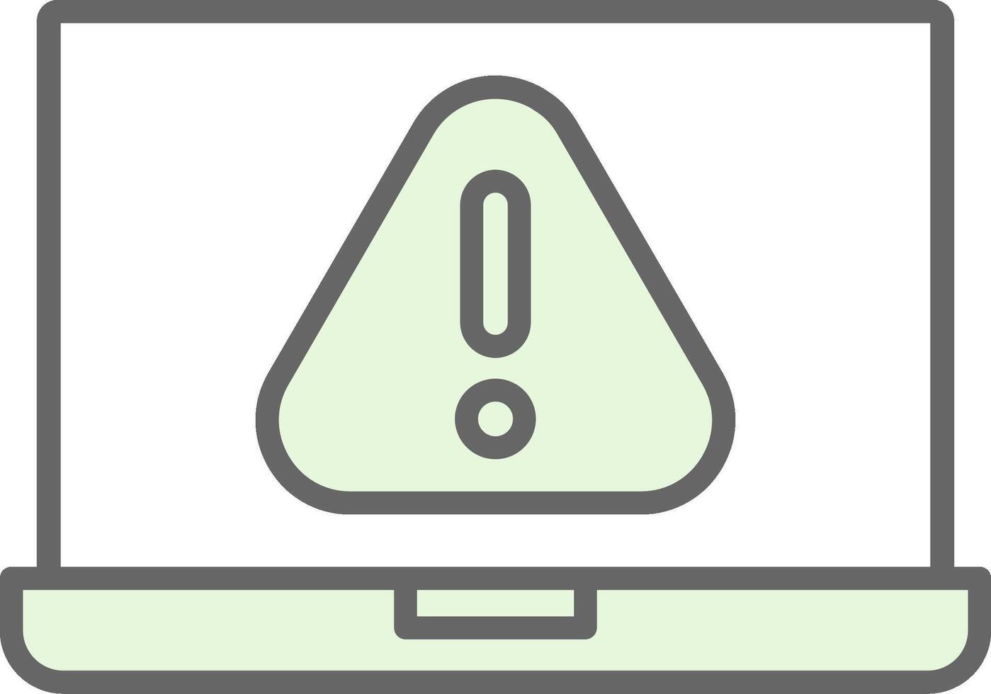 Error Fillay Icon Design vector