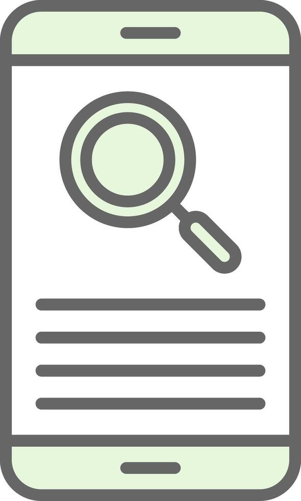 Smartphone Fillay Icon Design vector