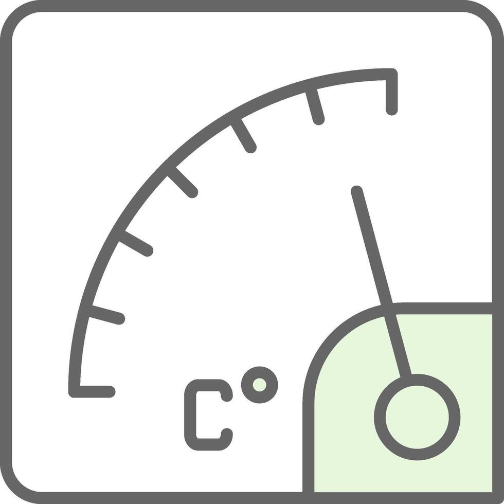Gauge Fillay Icon Design vector