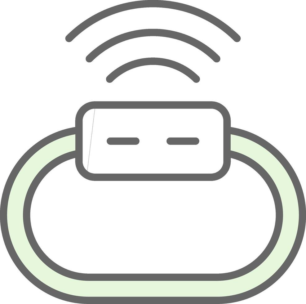 Wireless Fillay Icon Design vector