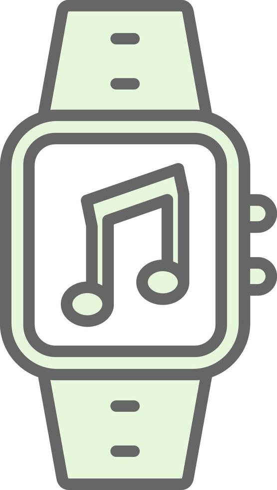 Music Fillay Icon Design vector