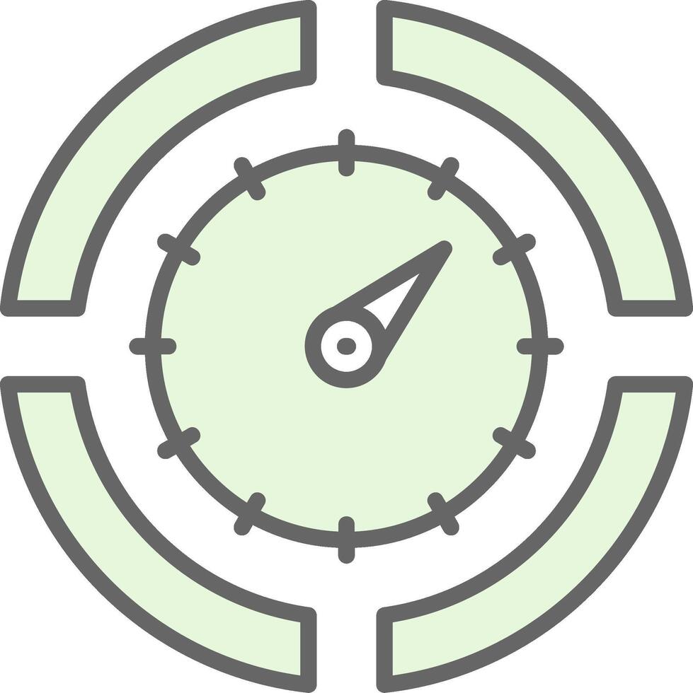 Dial Fillay Icon Design vector