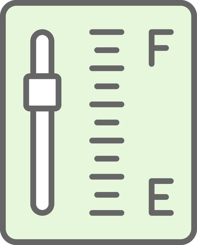 Gauge Fillay Icon Design vector