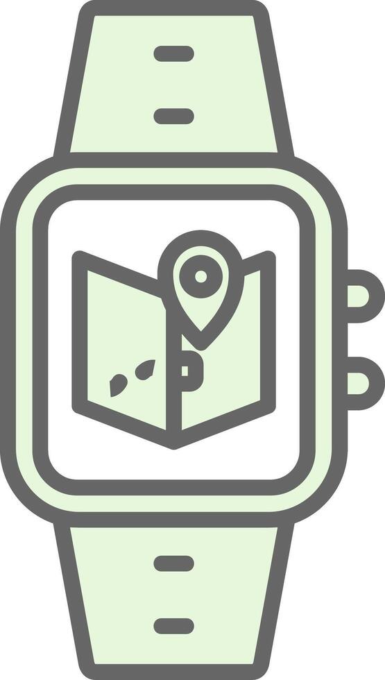 Maps Fillay Icon Design vector