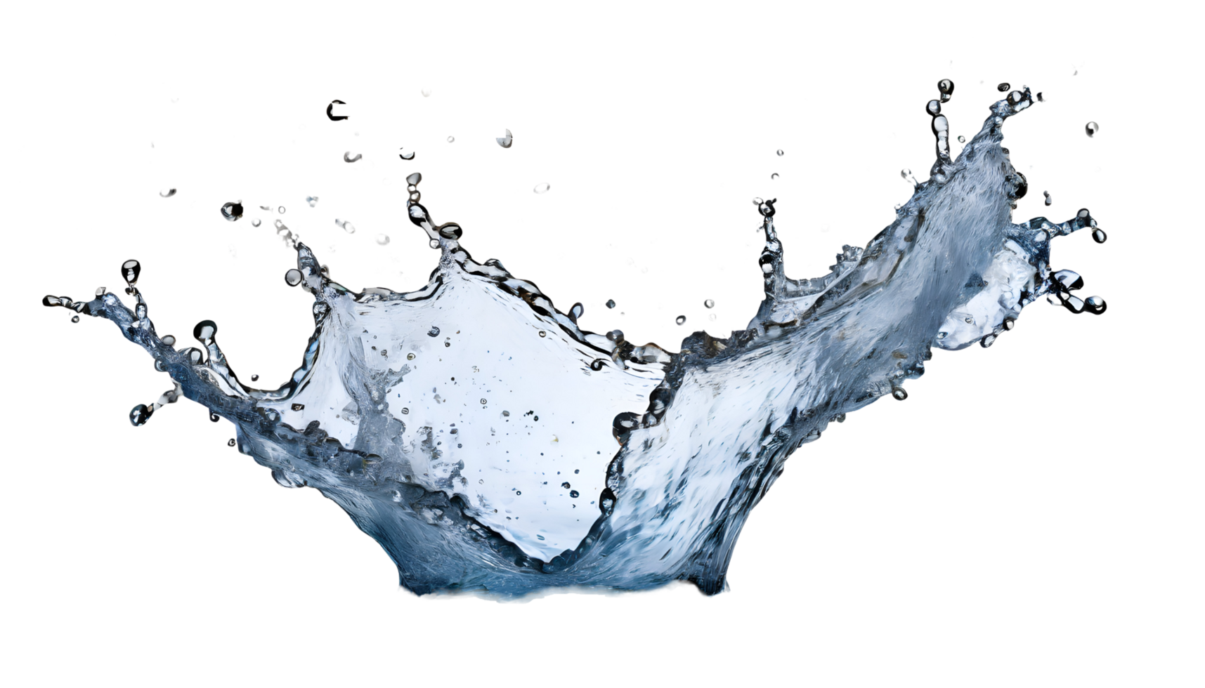 Illustration of water splash in air png