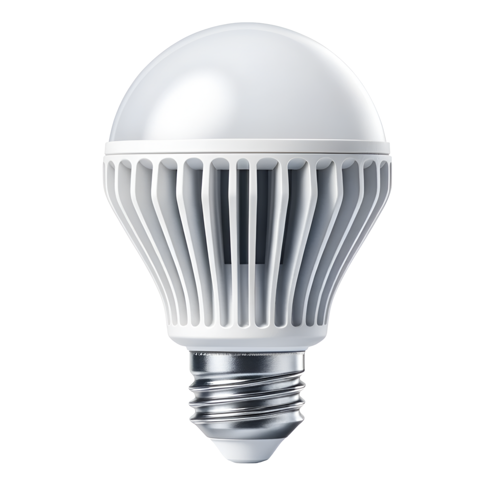 Realistic led light bulb png