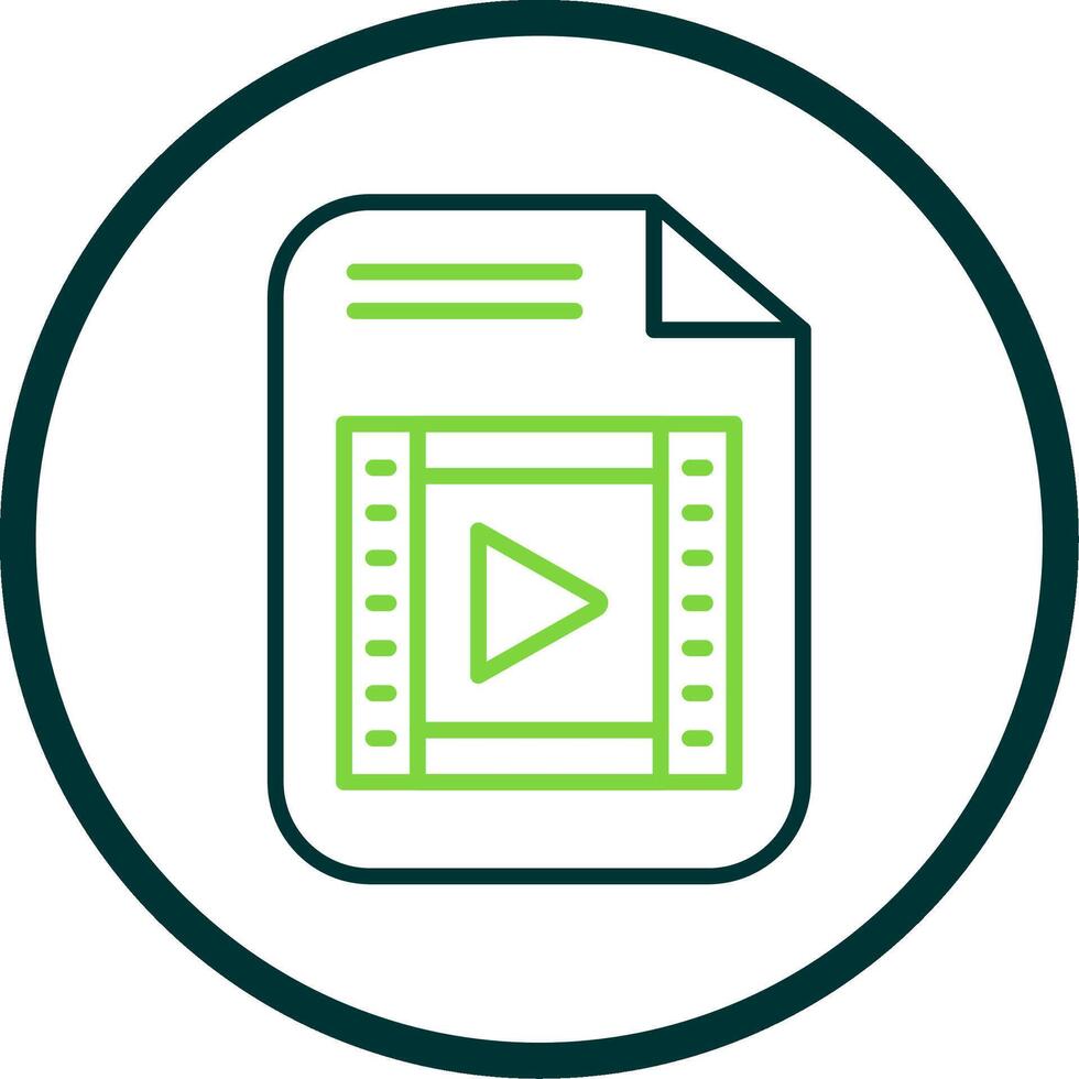 File Line Circle Icon Design vector