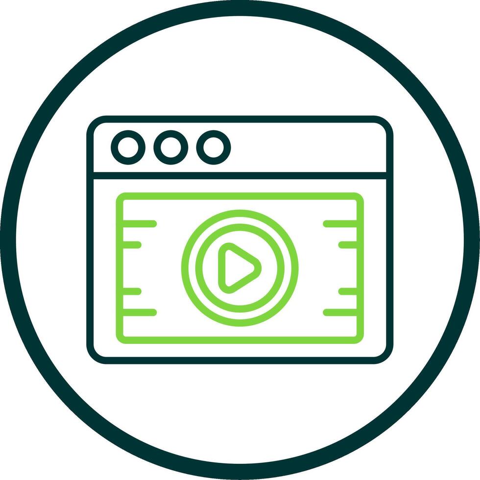 Line Circle Icon Design vector