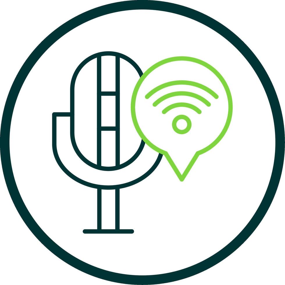 Connection Line Circle Icon Design vector