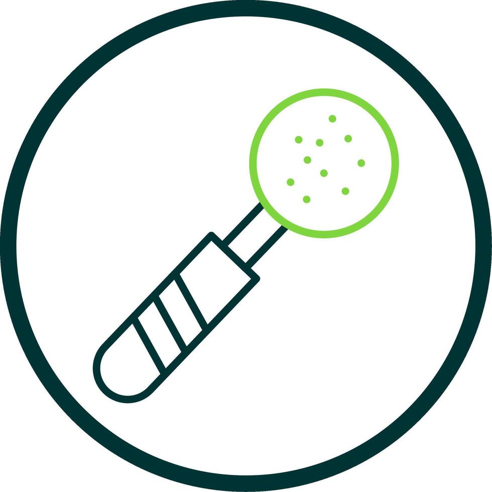 Skimmer Line Circle Icon Design vector