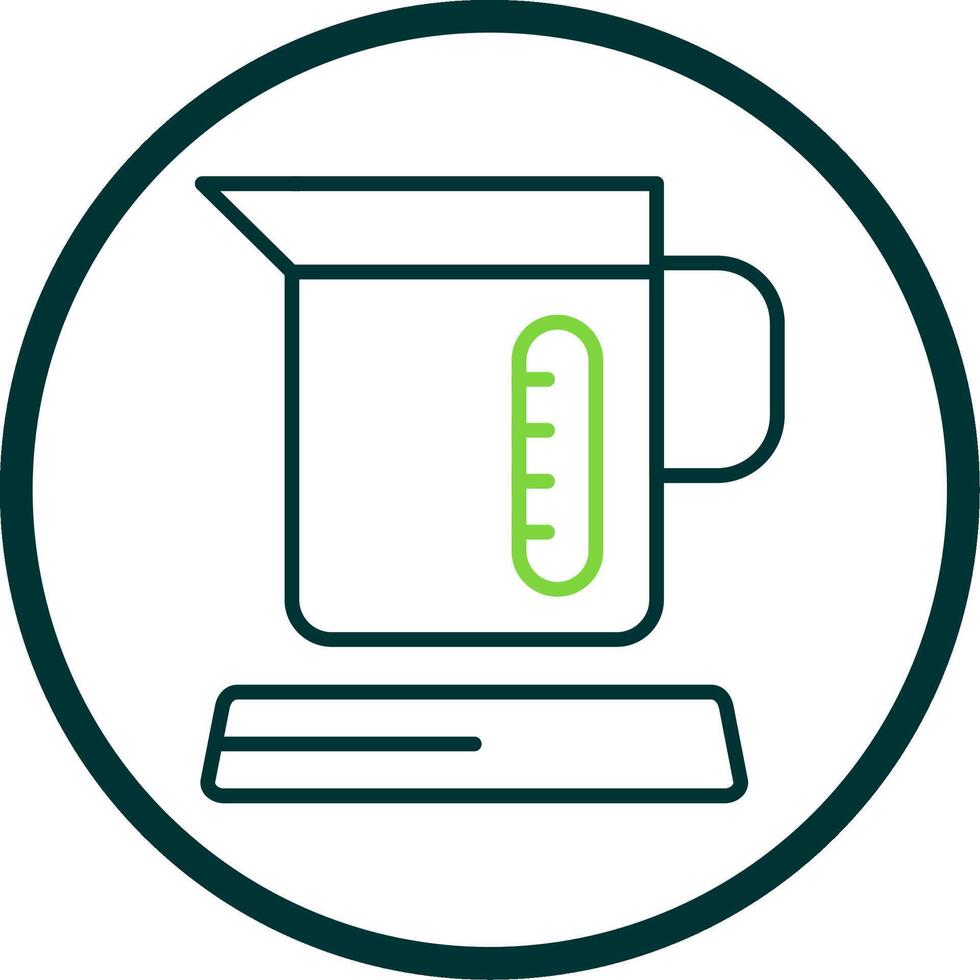 Electric Kettles Line Circle Icon Design vector