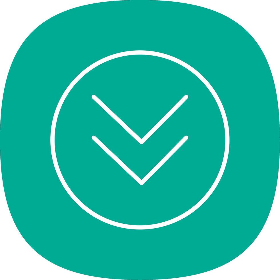 Chevron Line Curve Icon Design vector