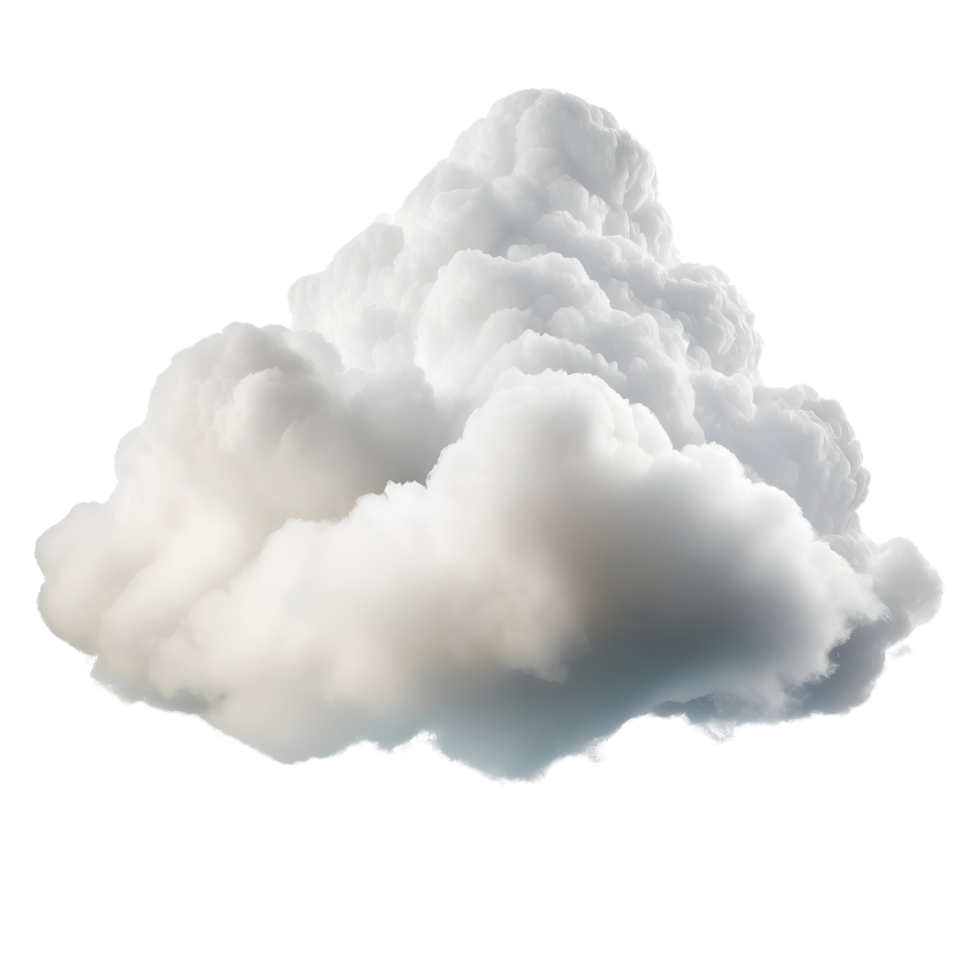 3d realistic cloud png