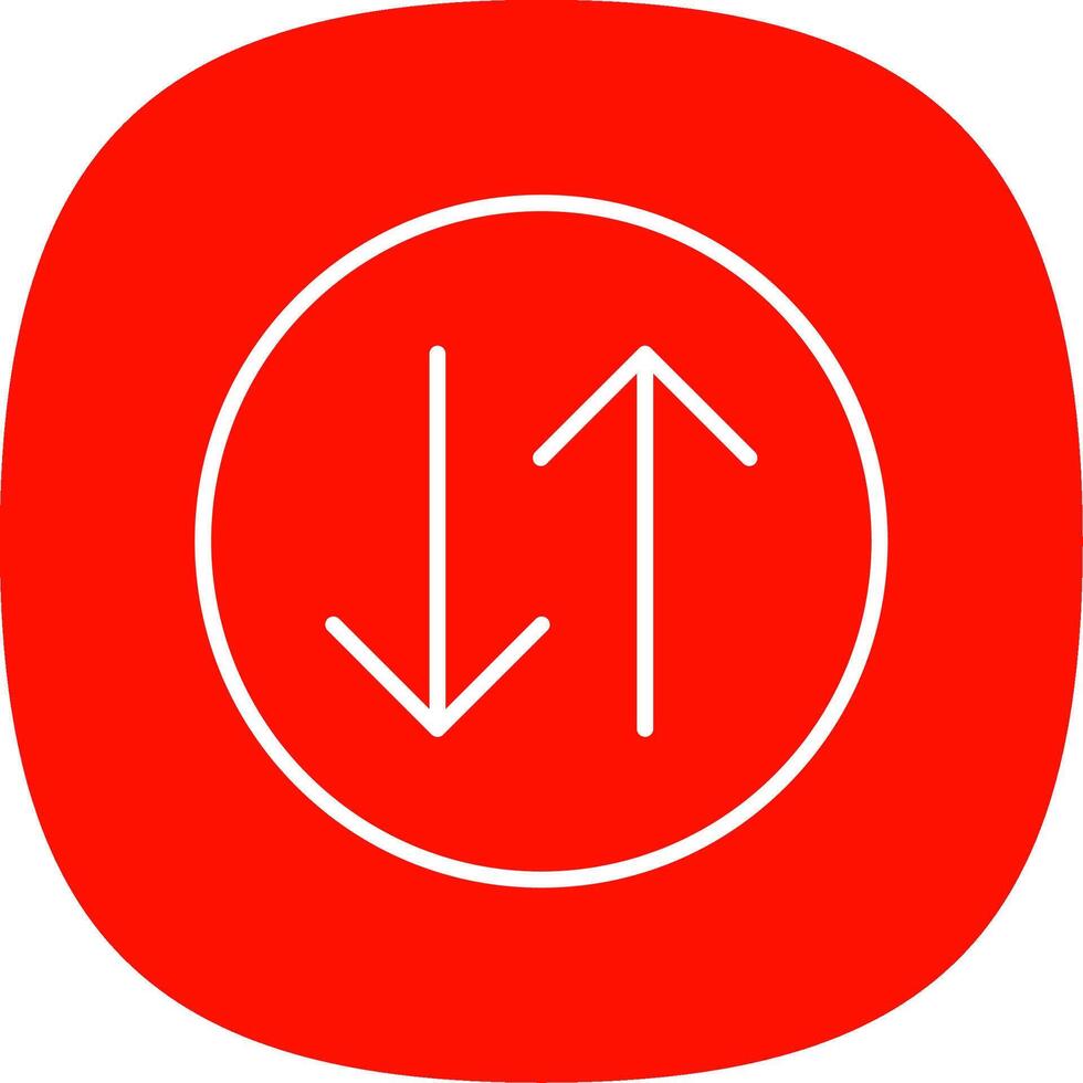 Arrows Line Curve Icon Design vector