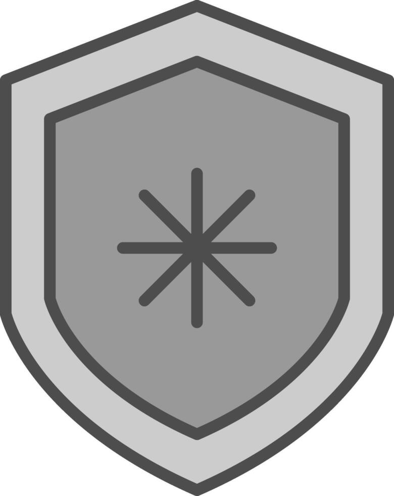 Secure Analytics Line Filled Greyscale Icon Design vector