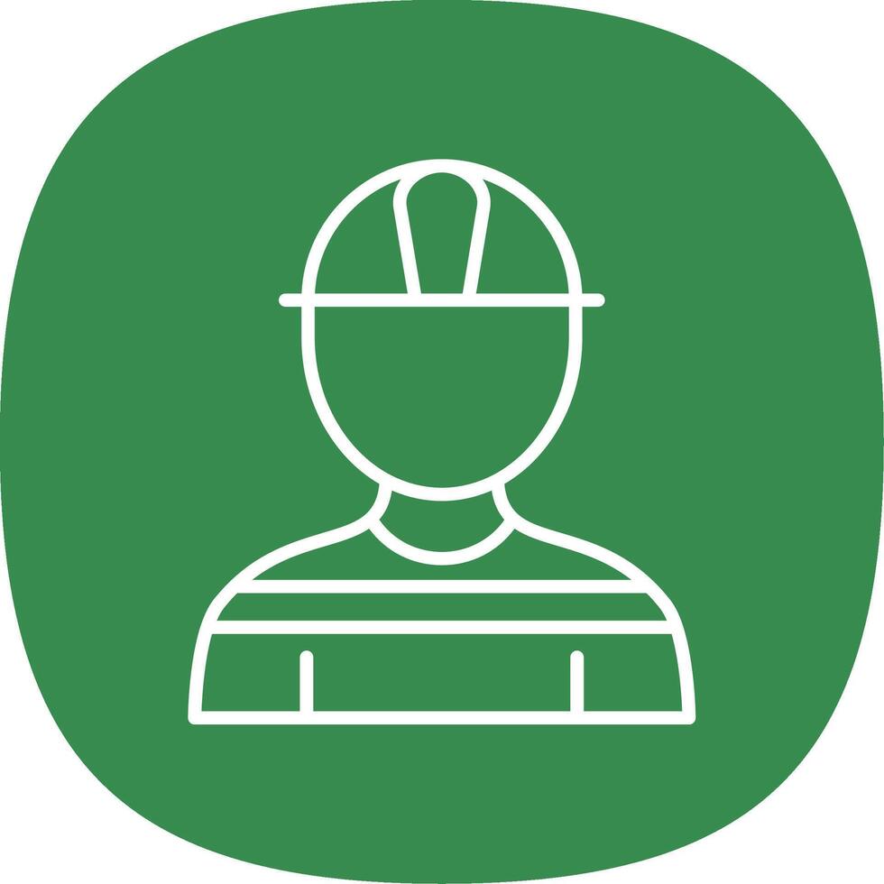 Architect Line Curve Icon Design vector