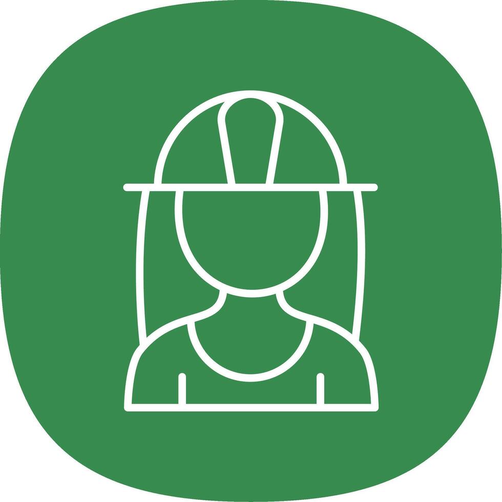 Architect Line Curve Icon Design vector