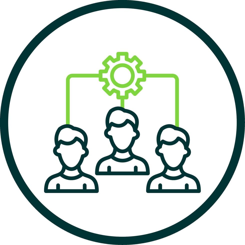 Buildling Line Circle Icon Design vector