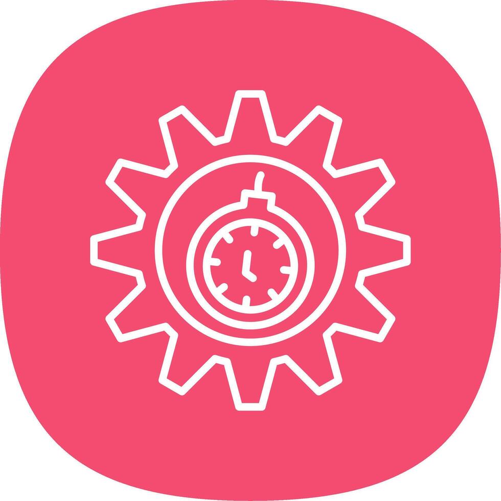 DeadLine Curve Multi Circle Line Curve Icon Design vector