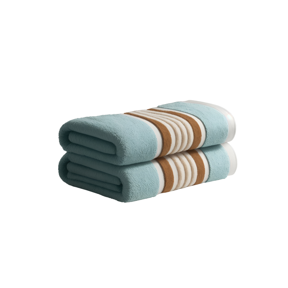 Bath towels isolated on transparent background png