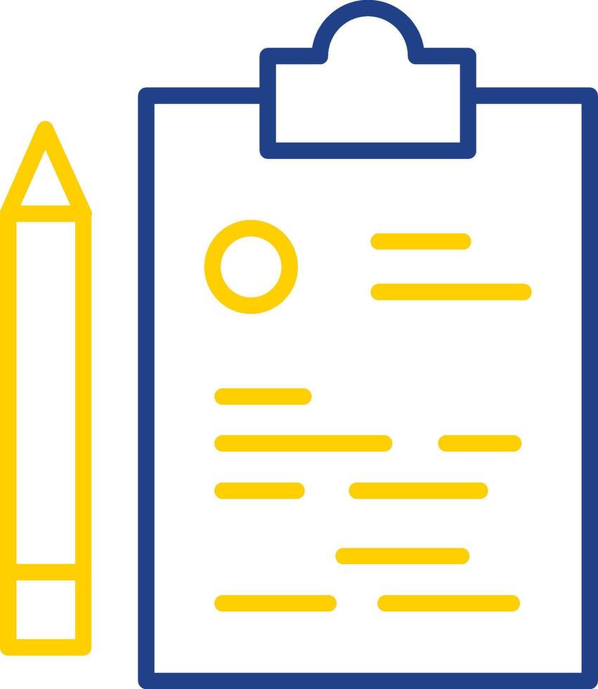Brand Design Line Two Colour Icon Design vector