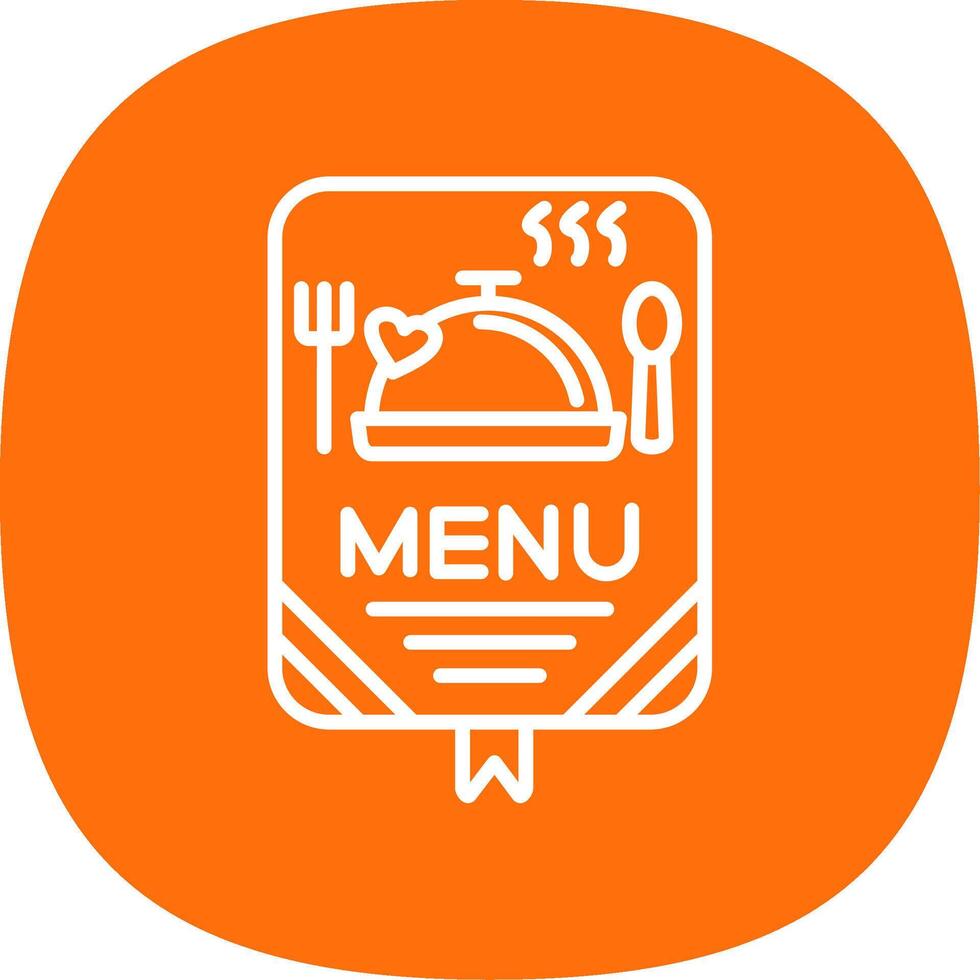 Menu Line Curve Icon Design vector