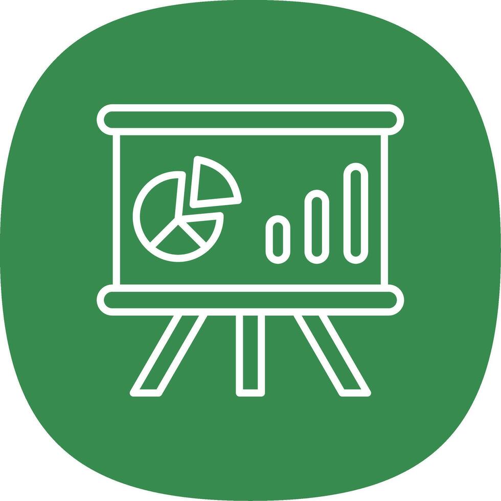 Whiteboard Line Curve Icon Design vector