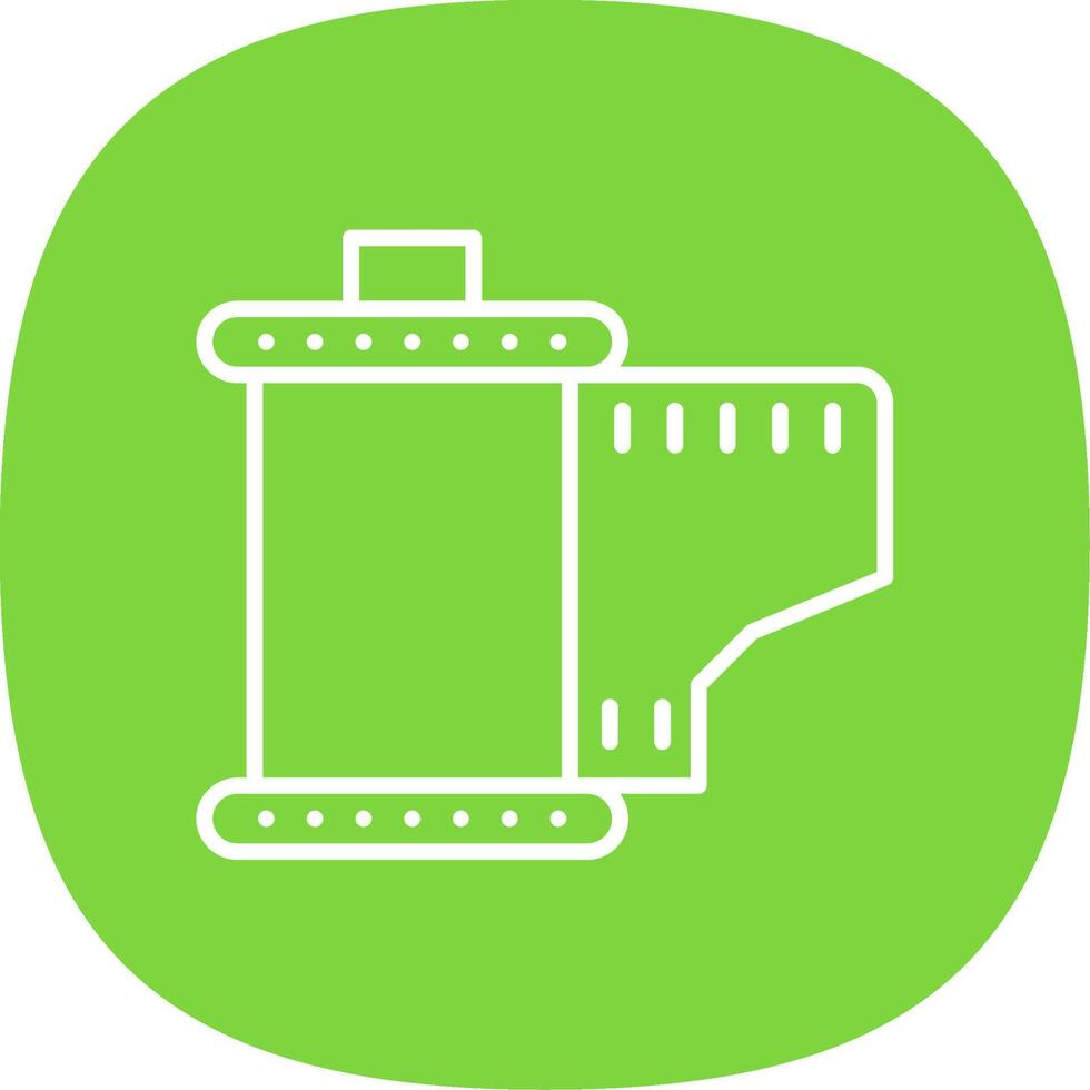 Cartridge Line Curve Icon Design vector