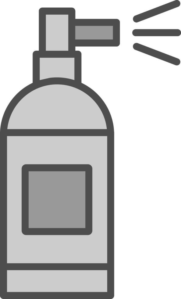 Spray Can Line Filled Greyscale Icon Design vector