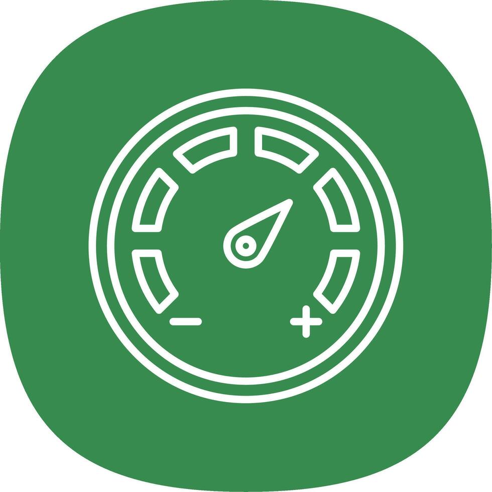 Gauges Dial Line Curve Icon Design vector