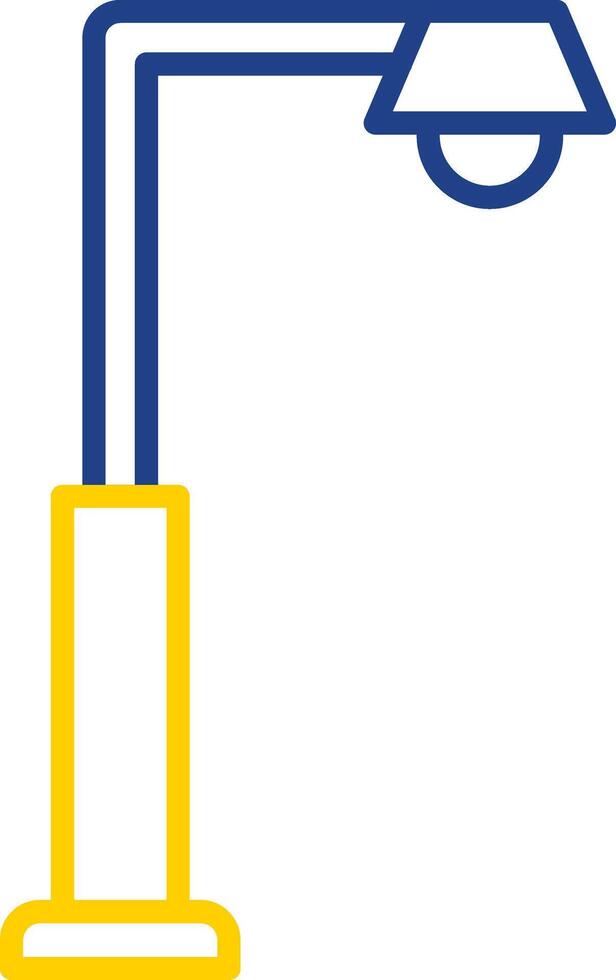 Street Lights Line Two Colour Icon Design vector