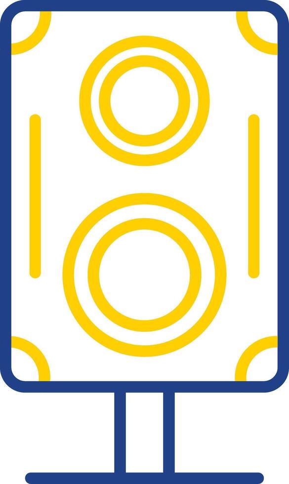 Speakers Line Two Colour Icon Design vector
