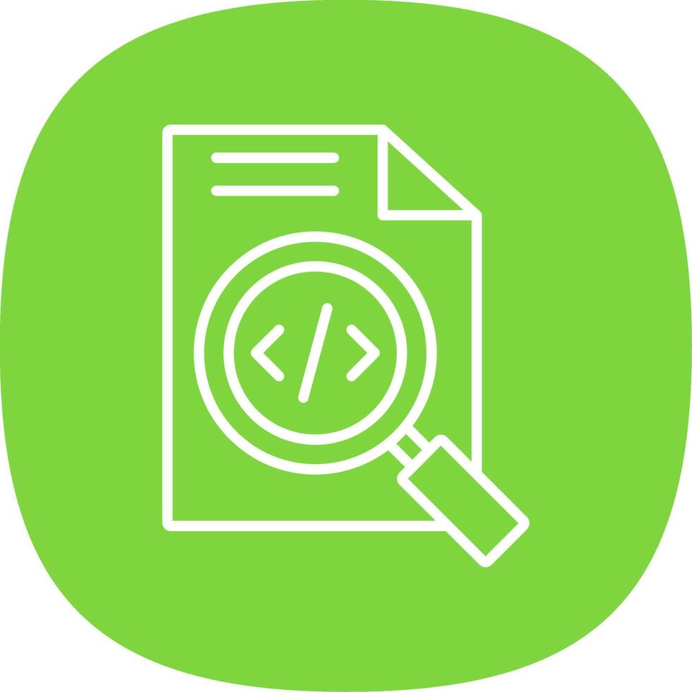Search Line Curve Icon Design vector