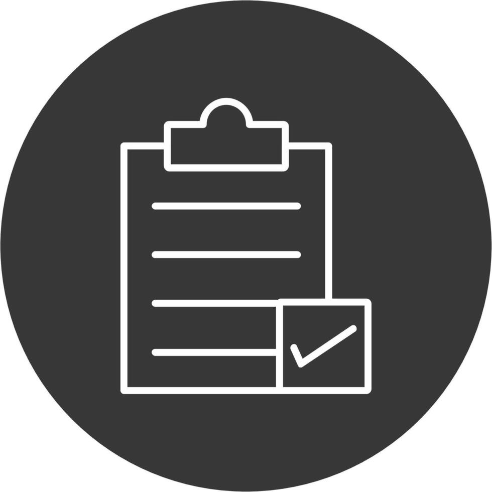 Directory Submission Line Inverted Icon Design vector