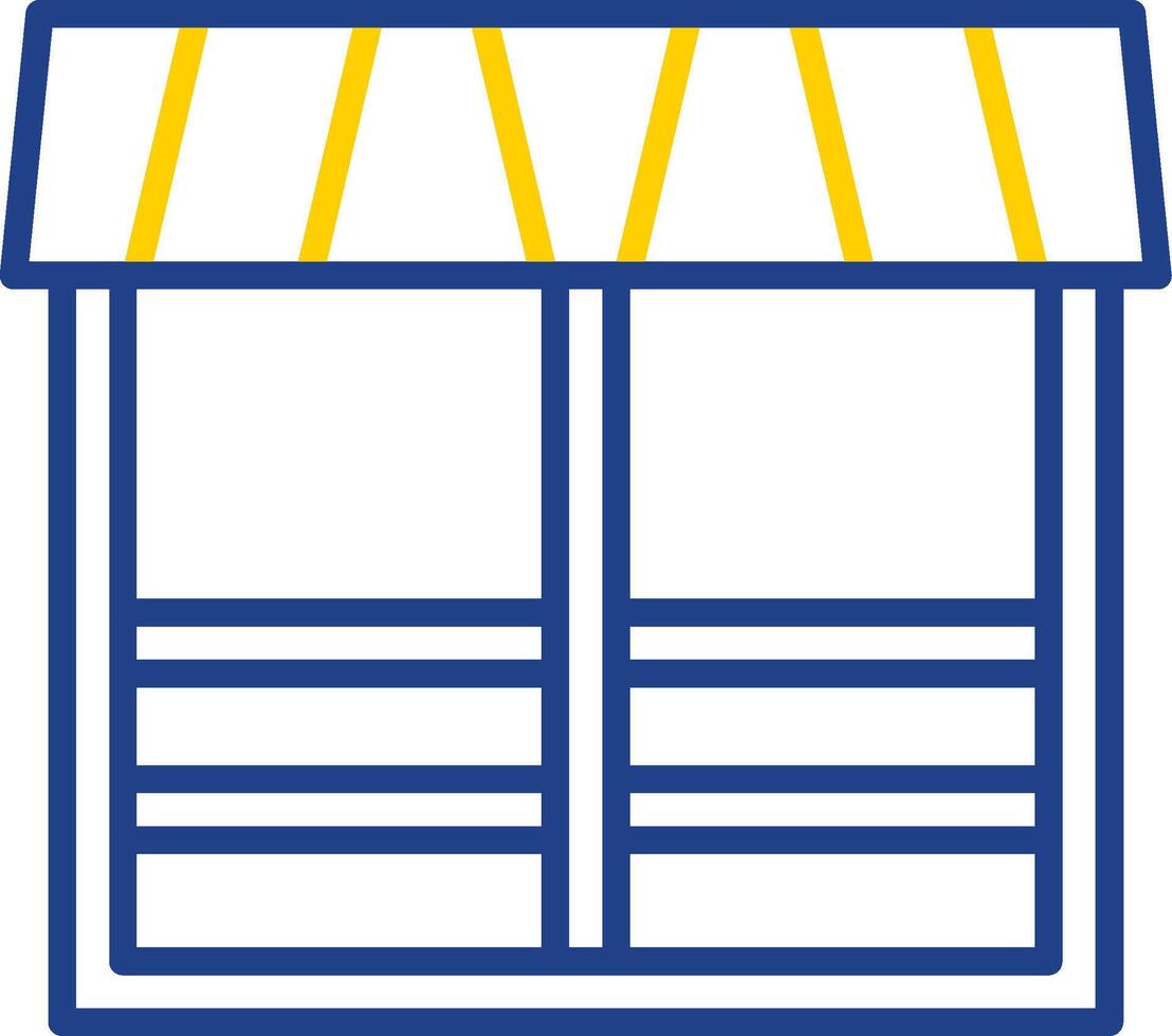 Stable Line Two Colour Icon Design vector