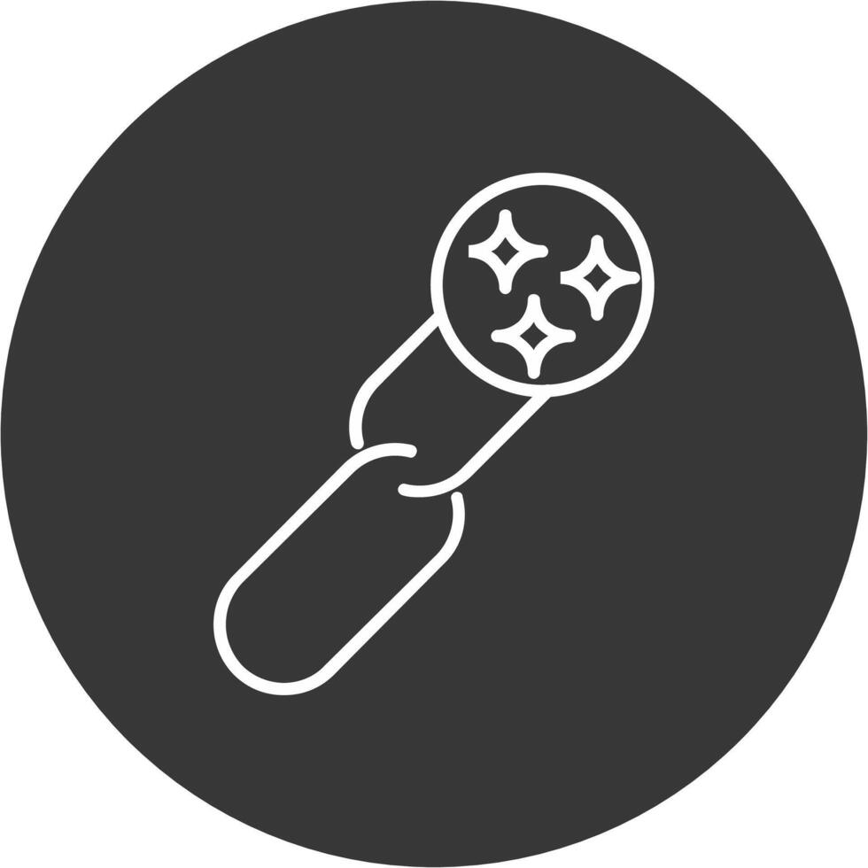 Clean URL Line Inverted Icon Design vector