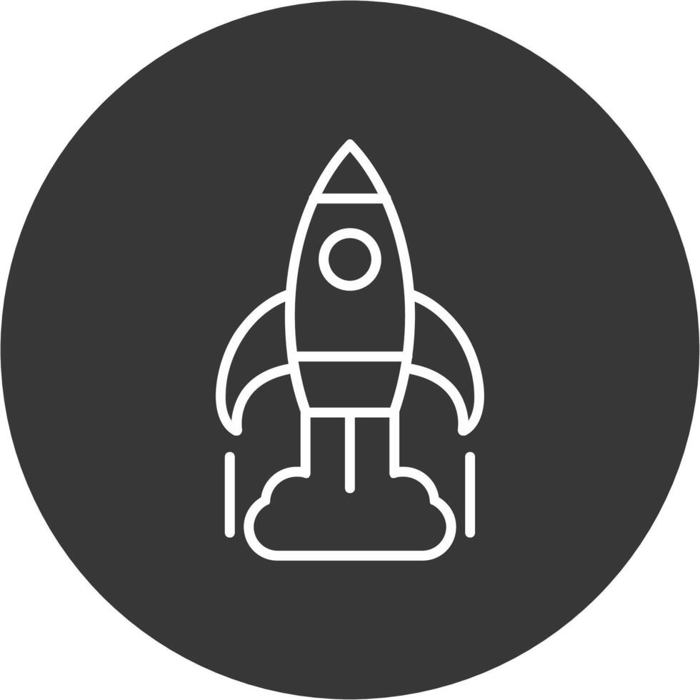Business Startup Line Inverted Icon Design vector