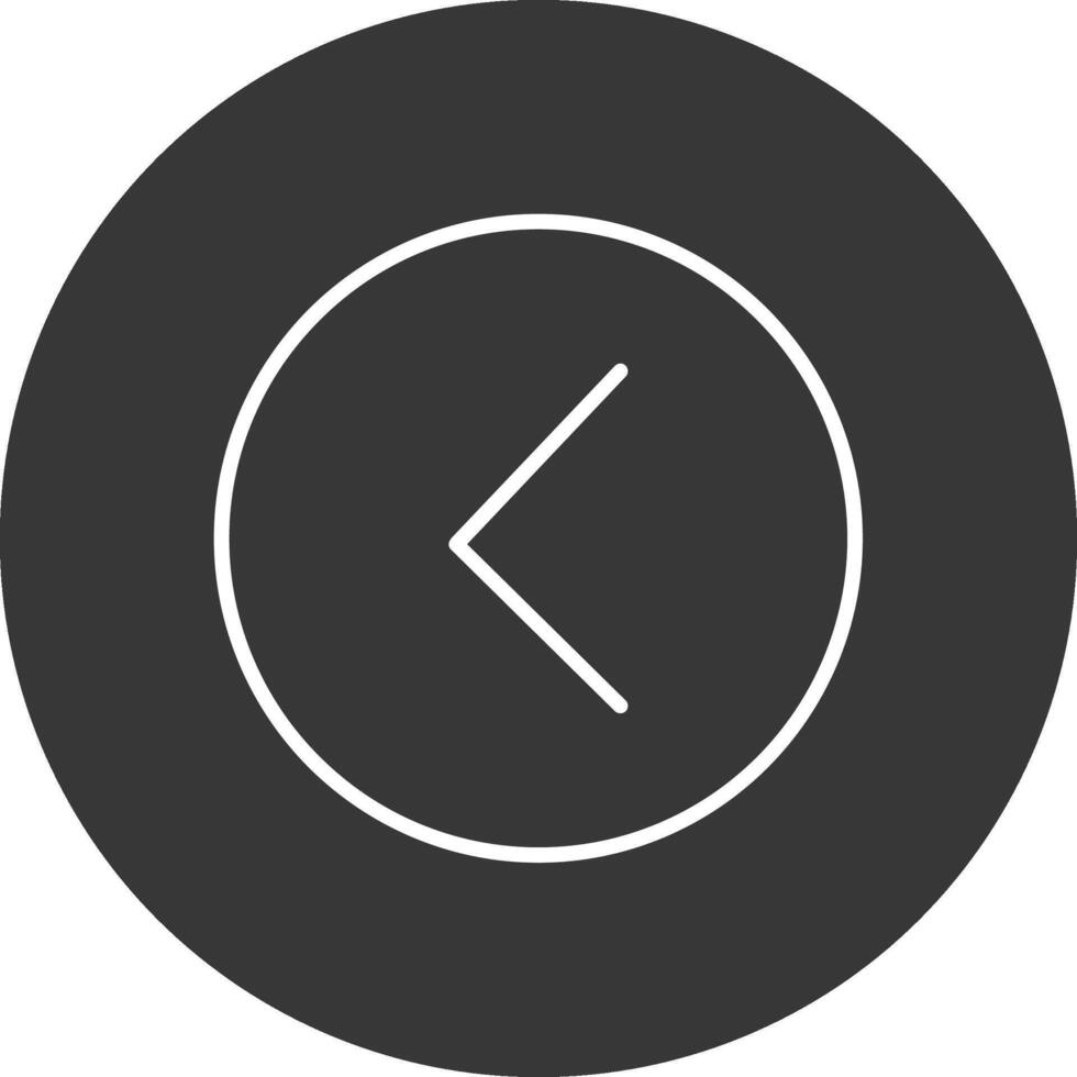 Chevron Line Inverted Icon Design vector