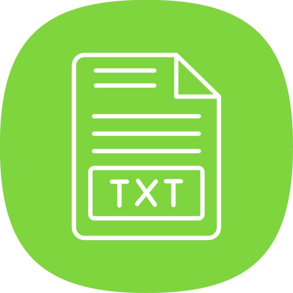Text File Line Curve Icon Design vector