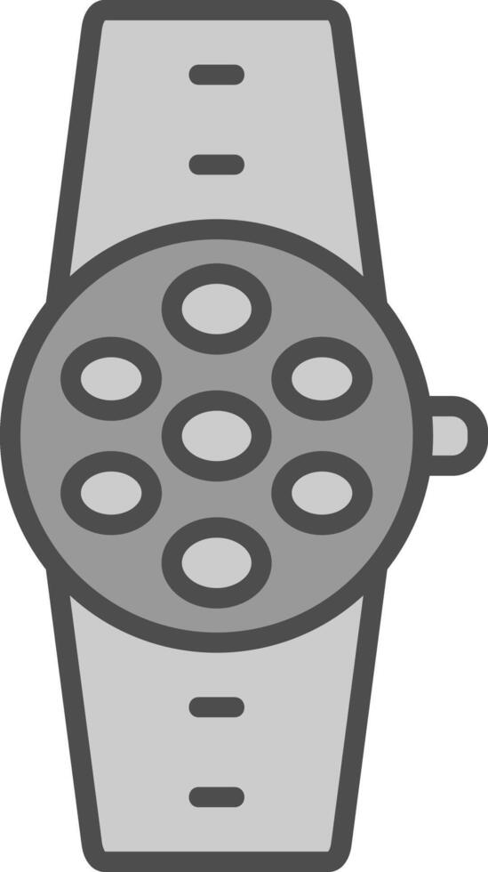 Apps Line Filled Greyscale Icon Design vector