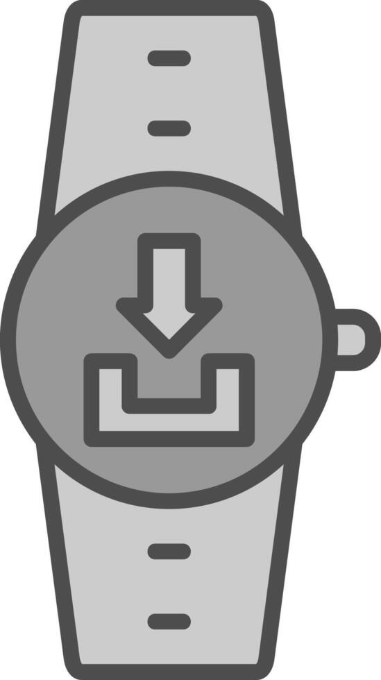 Download Line Filled Greyscale Icon Design vector