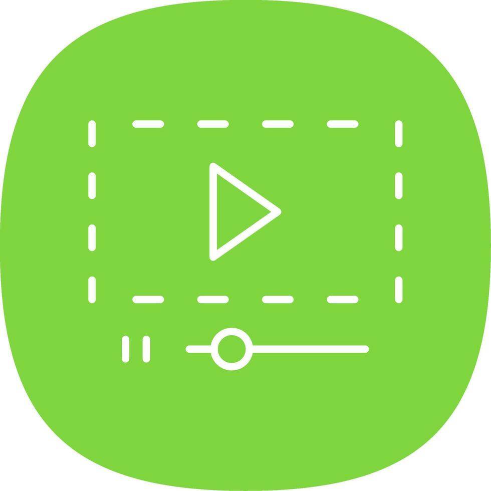 Line Curve Icon Design vector