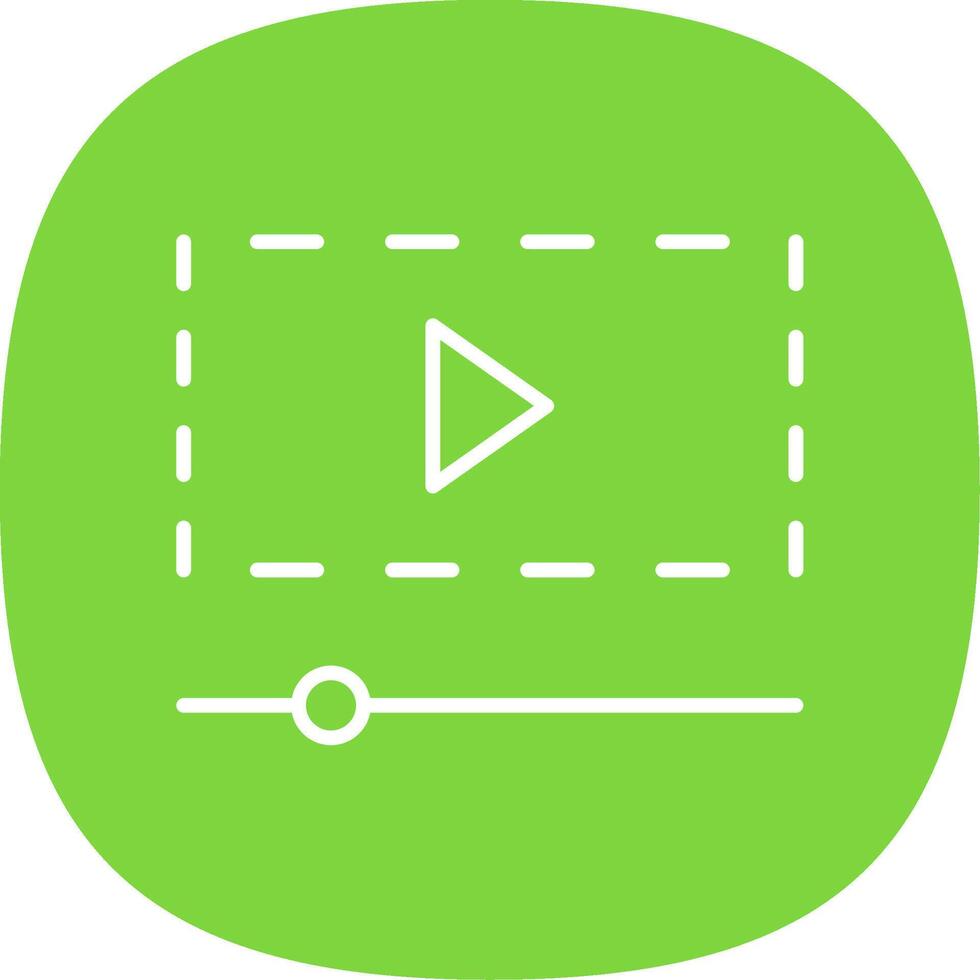Line Curve Icon Design vector