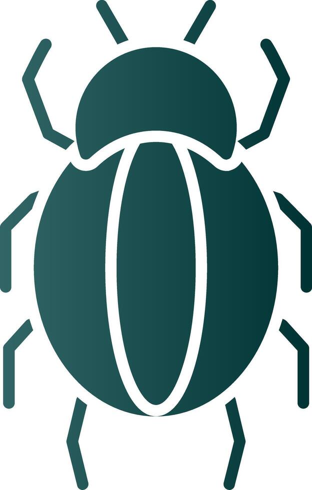 Spider Glyph Gradient Icon vector